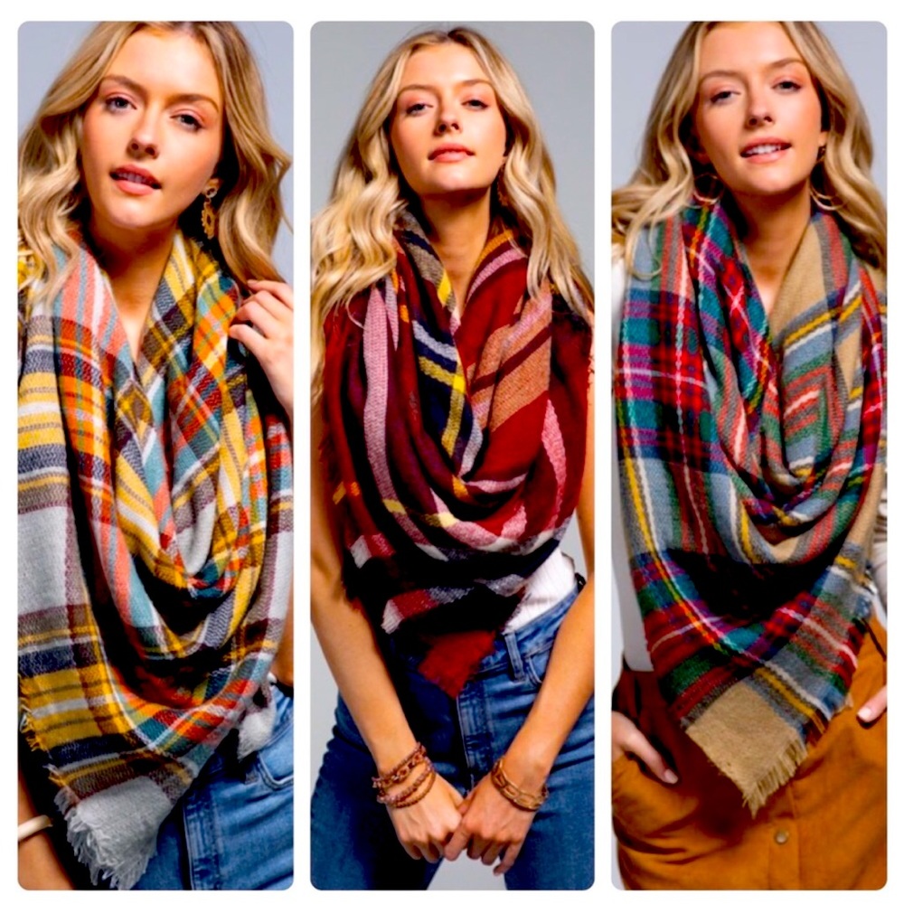 🍁Plaid Oversized Scarf🍁